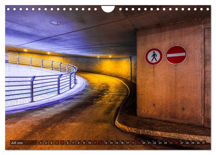 Produktbild: Funktion und &Auml;sthetik - Architektur f&uuml;r Mobilit&auml;t (Wandkalender 2026 DIN A4 quer), CALVENDO Monatskalender