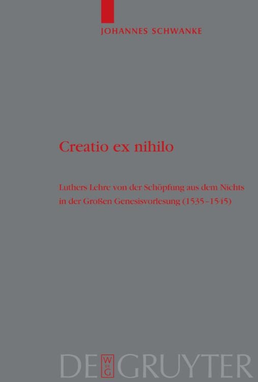 Bild vom Artikel Creatio ex nihilo vom Autor Johannes Schwanke
