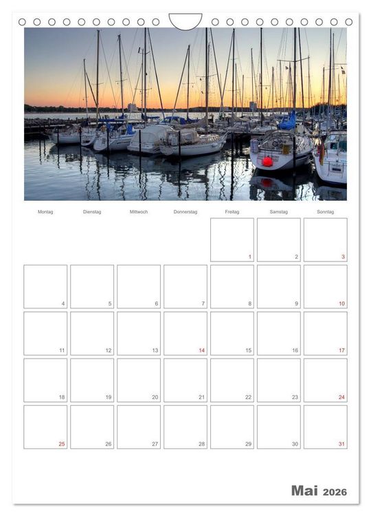 Produktbild: Timmendorfer Strand (Wandkalender 2026 DIN A4 hoch), CALVENDO Monatskalender
