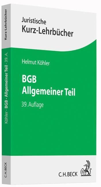 Produktbild: BGB Allgemeiner Teil
