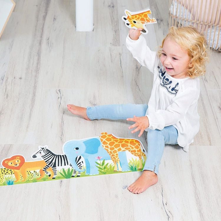 Produktbild: Goula Puzzle XXL Dschungel, von klein bis gro&szlig; - 16 Teile