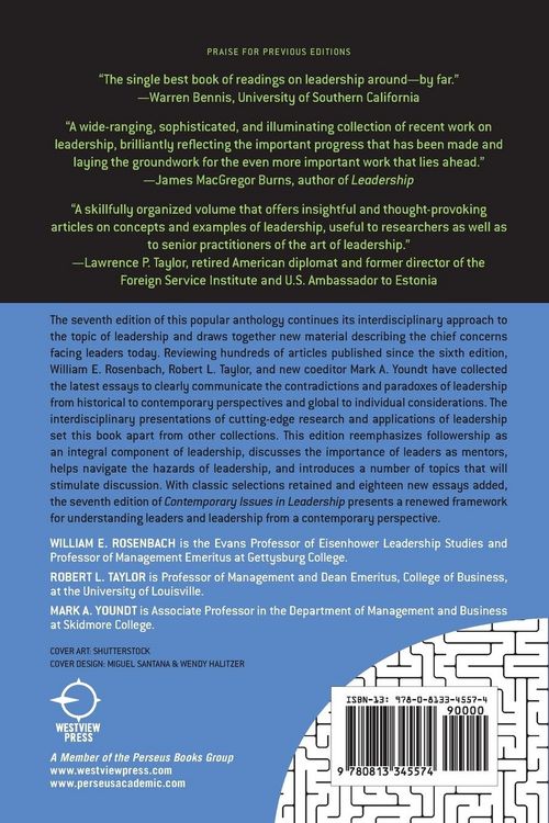 Produktbild: Contemporary Issues in Leadership