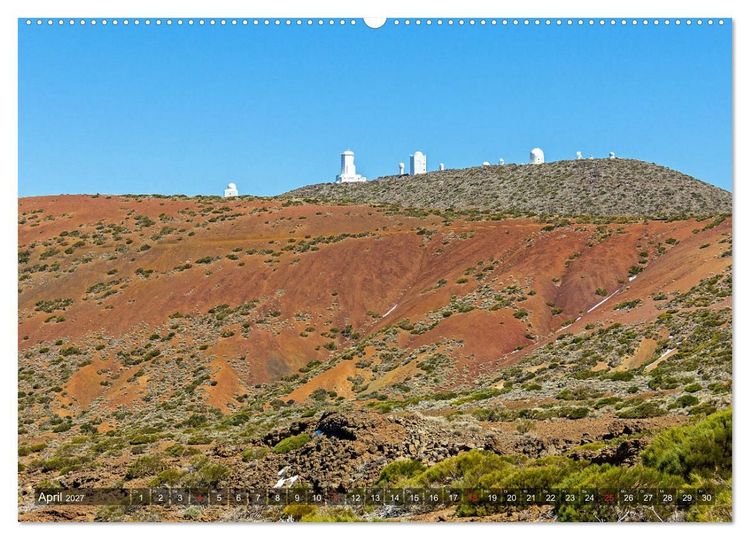 Produktbild: Vulkaninsel im Atlantik, Teneriffa (Wandkalender 2027 DIN A2 quer), CALVENDO Monatskalender