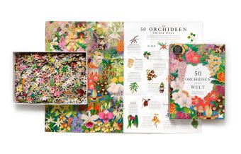 Produktbild: In 50 Orchideen um die Welt - Puzzle 1000 Teile
