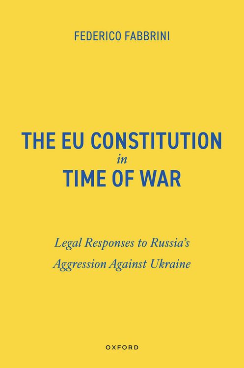 Produktbild: The EU Constitution in Time of War