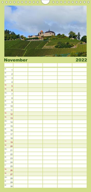 Produktbild: Familienplaner Malerisches Murgtal (Wandkalender 2022 , 21 cm x 45 cm, hoch)