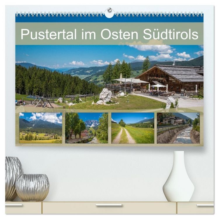 Produktbild: Pustertal im Osten S&uuml;dtirols (hochwertiger Premium Wandkalender 2026 DIN A2 quer), Kunstdruck in Hochglanz