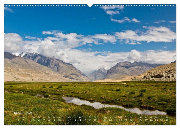 Produktbild: Faszinierende Landschaften entlang der chinesischen Seidenstrasse (hochwertiger Premium Wandkalender 2026 DIN A2 quer), Kunstdruck in Hochglanz