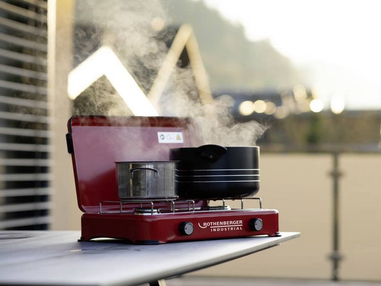 Produktbild: Rothenberger Industrial Gas Camping Kocher DUO 35940