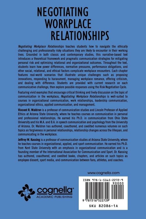 Produktbild: Negotiating Workplace Relationships