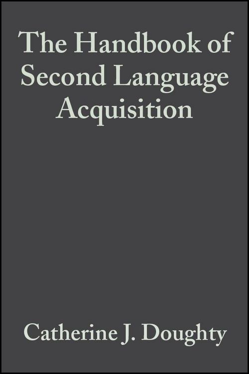 Produktbild: The Handbook of Second Language Acquisition