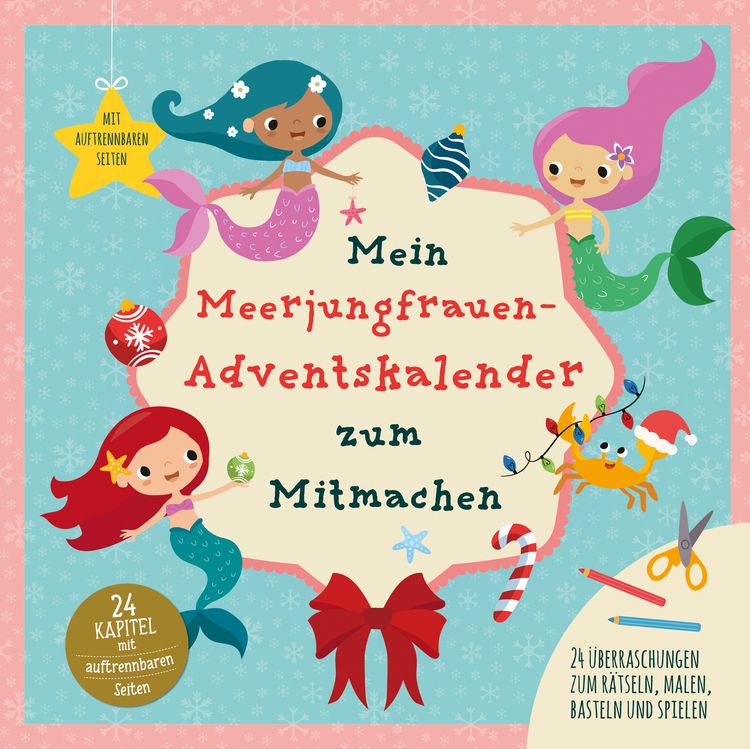 Produktbild: Mein Meerjungrauen-Adventskalender zum Mitmachen