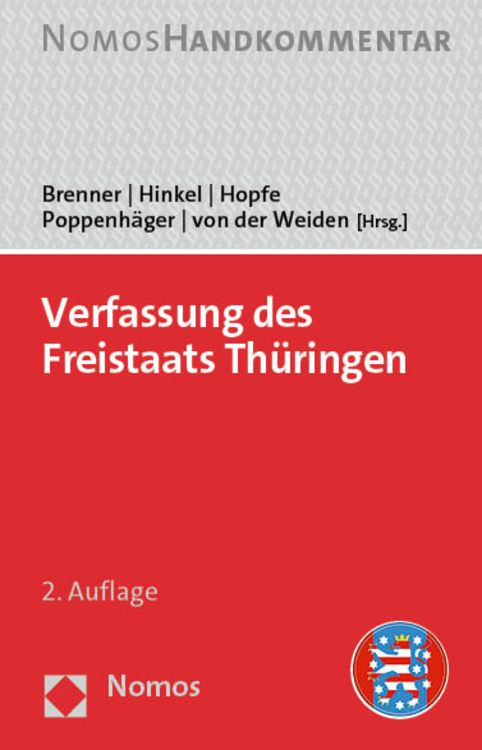 Produktbild: Verfassung des Freistaats Th&uuml;ringen