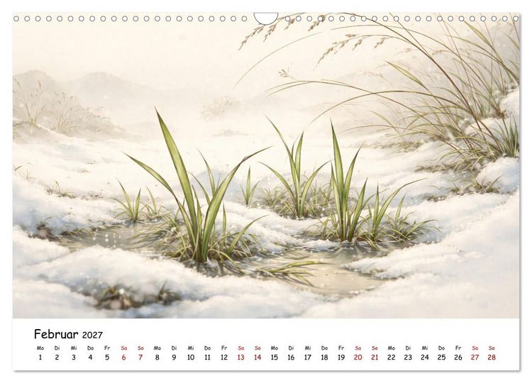 Produktbild: Jahreszeitenspiel (Wandkalender 2027 DIN A3 quer), CALVENDO Monatskalender