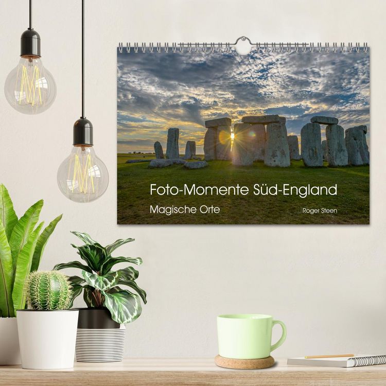 Produktbild: Foto-Momente S&uuml;d-England - Magische Orte (Wandkalender 2026 DIN A4 quer), CALVENDO Monatskalender