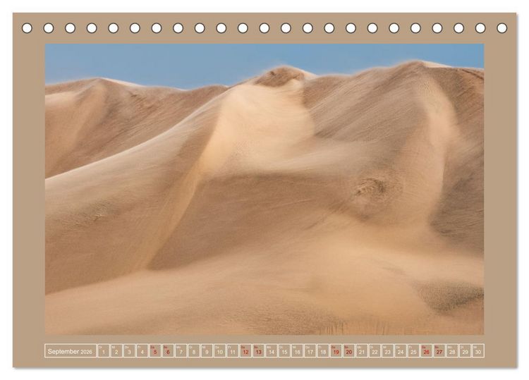 Produktbild: Sand und Schatten (Tischkalender 2026 DIN A5 quer), CALVENDO Monatskalender