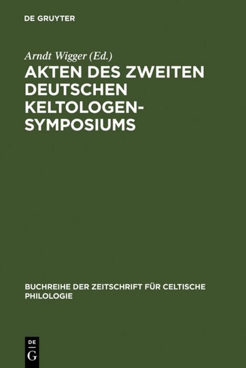 Produktbild: Akten des zweiten deutschen Keltologen-Symposiums