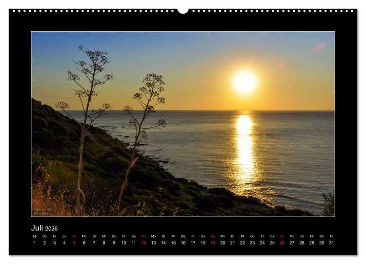 Produktbild: Die Trauminsel Sardinien (Wandkalender 2026 DIN A2 quer), CALVENDO Monatskalender