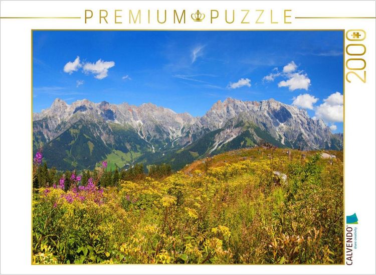 Produktbild: CALVENDO Puzzle Sch&ouml;ne Blumenwiese auf der Steinbockalm | 2000 Teile Lege-Gr&ouml;&szlig;e 90x67cm Foto-Puzzle f&uuml;r gl&uuml;ckliche Stunden