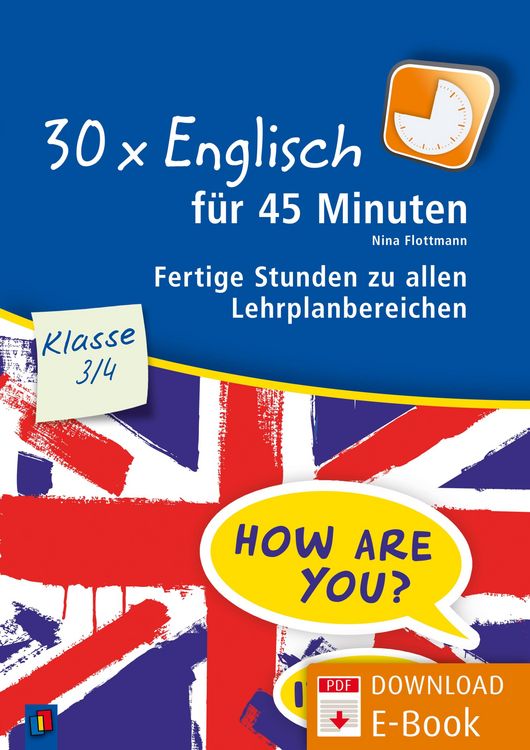Produktbild: 30 x Englisch f&uuml;r 45 Minuten - Klasse 3/4