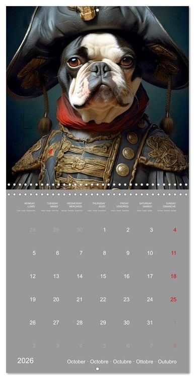Produktbild: If dogs were humans (Wall Calendar 2026 12 &times; 12 Inch) CALVENDO 12 Month Wall Calendar