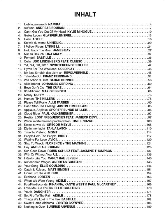 Produktbild: 50 Hits in C-Dur: Rock & Pop