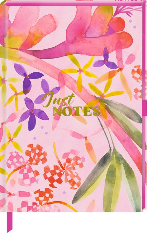 Produktbild: Notizbuch DIN A5 &ndash; Just Notes (PINK)