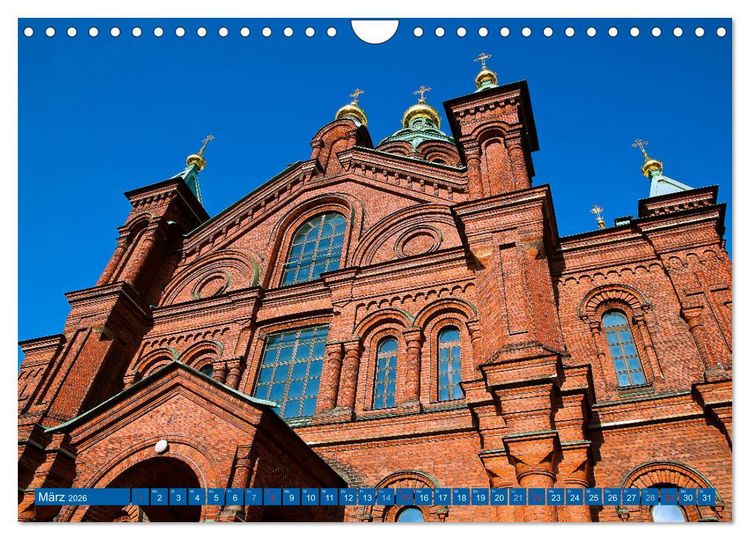 Produktbild: Helsinki - Die lebenswerteste Stadt der Welt (Wandkalender 2026 DIN A4 quer), CALVENDO Monatskalender