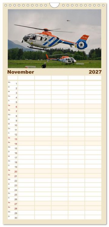 Produktbild: Familienplaner 2027 - Wo Kraft schwebt und Pr&auml;zision fliegt mit 5 Spalten (Wandkalender, 21 x 45 cm) CALVENDO