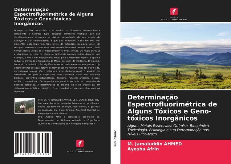 Produktbild: Determina&ccedil;&atilde;o Espectrofluorim&eacute;trica de Alguns T&oacute;xicos e Geno-t&oacute;xicos Inorg&acirc;nicos