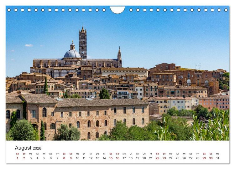 Produktbild: Motive der Toskana (Wandkalender 2026 DIN A4 quer), CALVENDO Monatskalender