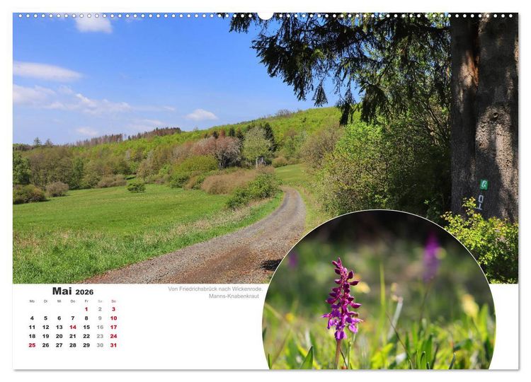 Produktbild: Der Grimmsteig (hochwertiger Premium Wandkalender 2026 DIN A2 quer), Kunstdruck in Hochglanz