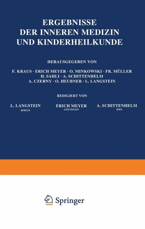Produktbild: Ergebnisse der Inneren Medizin und Kinderheilkunde