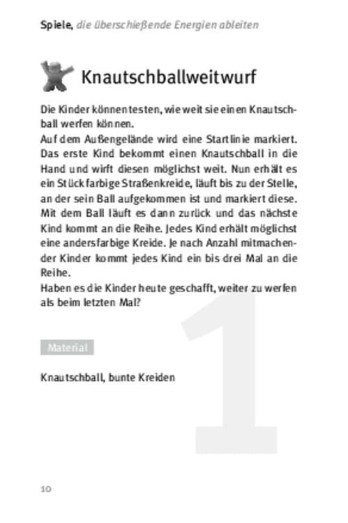 Produktbild: Die 50 besten Spiele in unruhigen Situationen