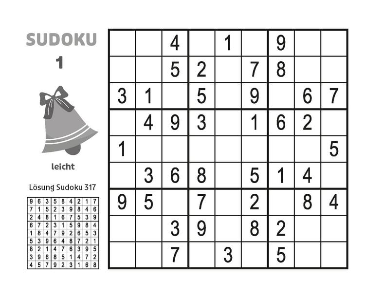 Produktbild: Pocket-Buch Weihnachtsausgabe Sudoku