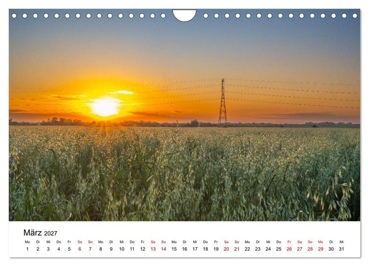 Produktbild: Magische Sonnenunterg&auml;nge (Wandkalender 2027 DIN A4 quer), CALVENDO Monatskalender