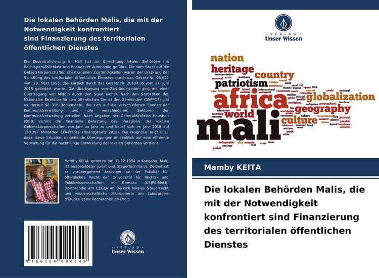 Produktbild: Die lokalen Beh&ouml;rden Malis, die mit der Notwendigkeit konfrontiert sind Finanzierung des territorialen &ouml;ffentlichen Dienstes