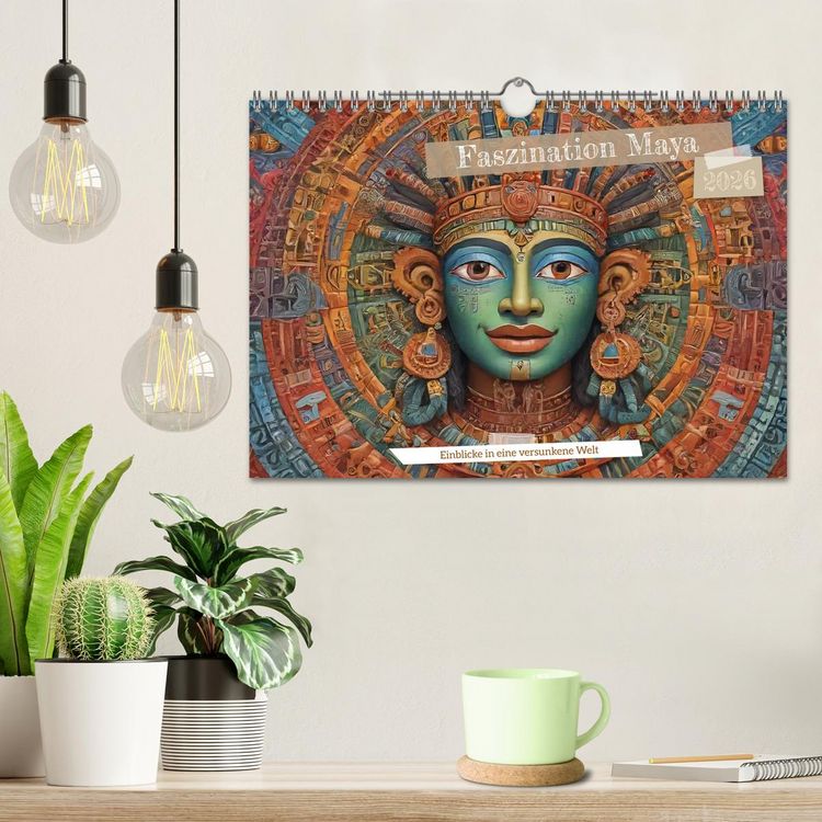Produktbild: Faszination Maya: Einblicke in eine versunkene Welt (Wandkalender 2026 DIN A4 quer), CALVENDO Monatskalender