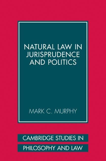 Produktbild: Natural Law in Jurisprudence and Politics