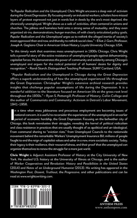 Produktbild: Popular Radicalism and the Unemployed in Chicago during the Great Depression