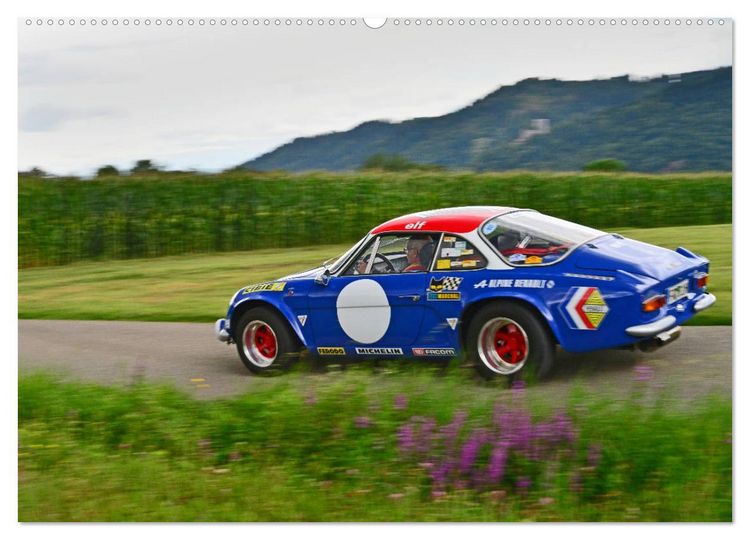 Produktbild: Renault Alpine A110 (hochwertiger Premium Wandkalender 2025 DIN A2 quer), Kunstdruck in Hochglanz
