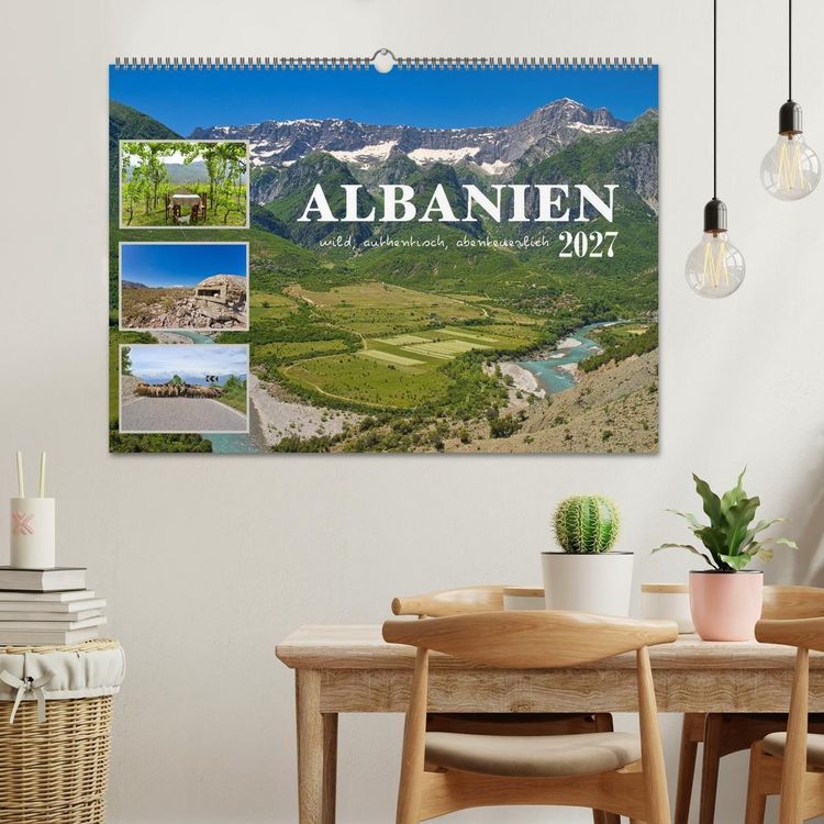 Produktbild: Albanien - wild, authentisch, abenteuerlich (Wandkalender 2027 DIN A2 quer), CALVENDO Monatskalender