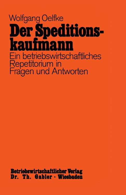 Produktbild: Der Speditionskaufmann