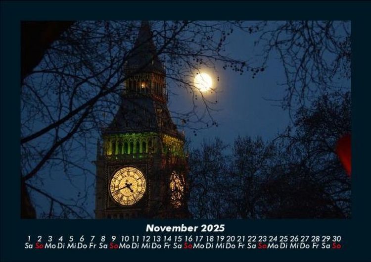 Produktbild: London 2025 Fotokalender DIN A5