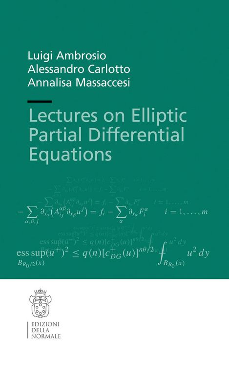Produktbild: Lectures on Elliptic Partial Differential Equations