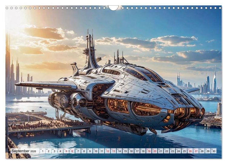 Produktbild: Raumzeit. Geschichten zwischen Sternen (Wandkalender 2026 DIN A3 quer), CALVENDO Monatskalender
