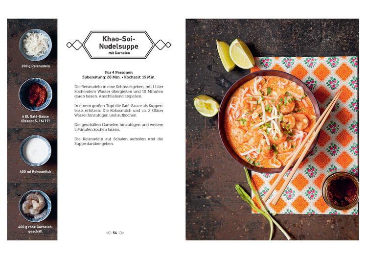 Produktbild: Thail&auml;ndisch kochen mit nur 4 Zutaten - Schnell und einfach