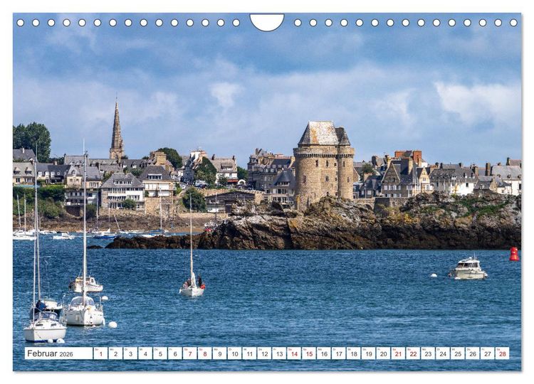 Produktbild: Bretagne - Saint Malo (Wandkalender 2026 DIN A4 quer), CALVENDO Monatskalender
