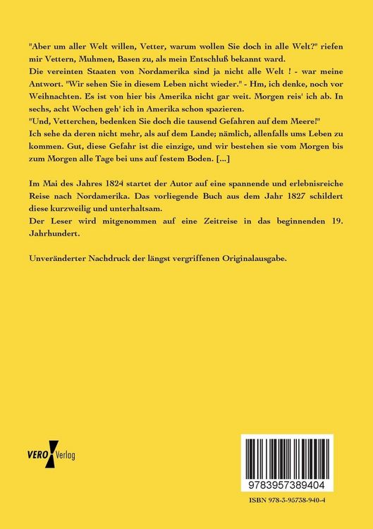 Produktbild: Mein Besuch Amerika&acute;s im Sommer 1824