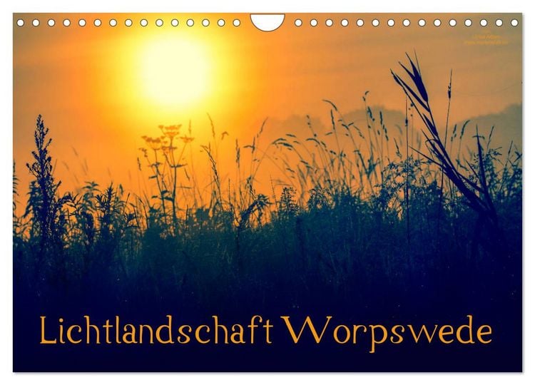 Produktbild: Lichtlandschaft Worpswede (Wandkalender 2026 DIN A4 quer), CALVENDO Monatskalender